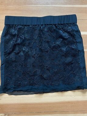 Diane Von Furstenberg Silk Lace Pencil Skirt